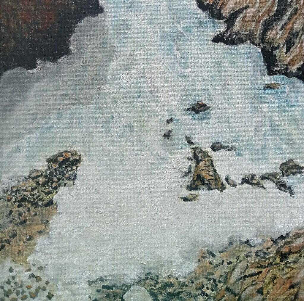 Côte sauvage sous tempête - le Pouliguen