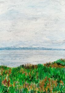 Petite peinture de bord de mer en presqu'île du Croisic