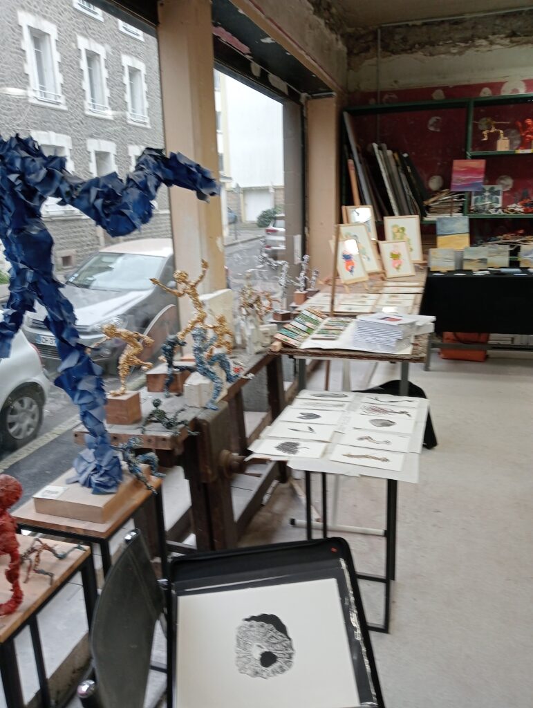Exposition artistique pour le Marché de Noël 2025, atelier Fran, St Nazaire